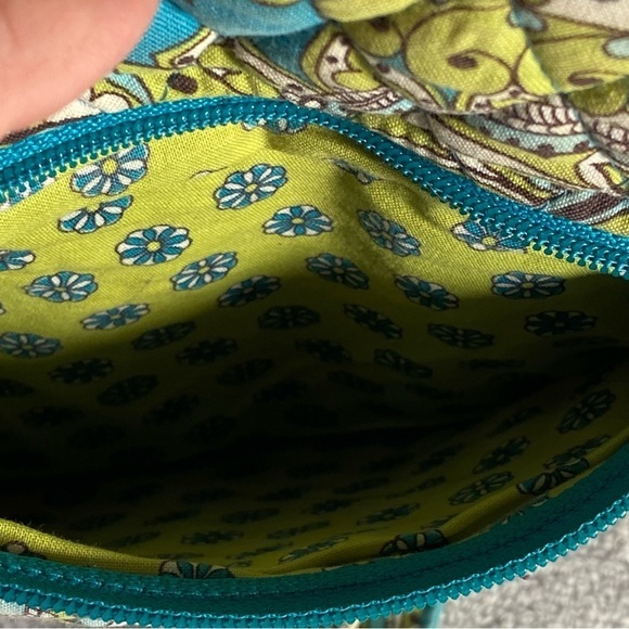 Vera Bradley Adjustable Shoulder Strap HandBag Full  Zip On Top Snap On Side - Picture 6 of 11